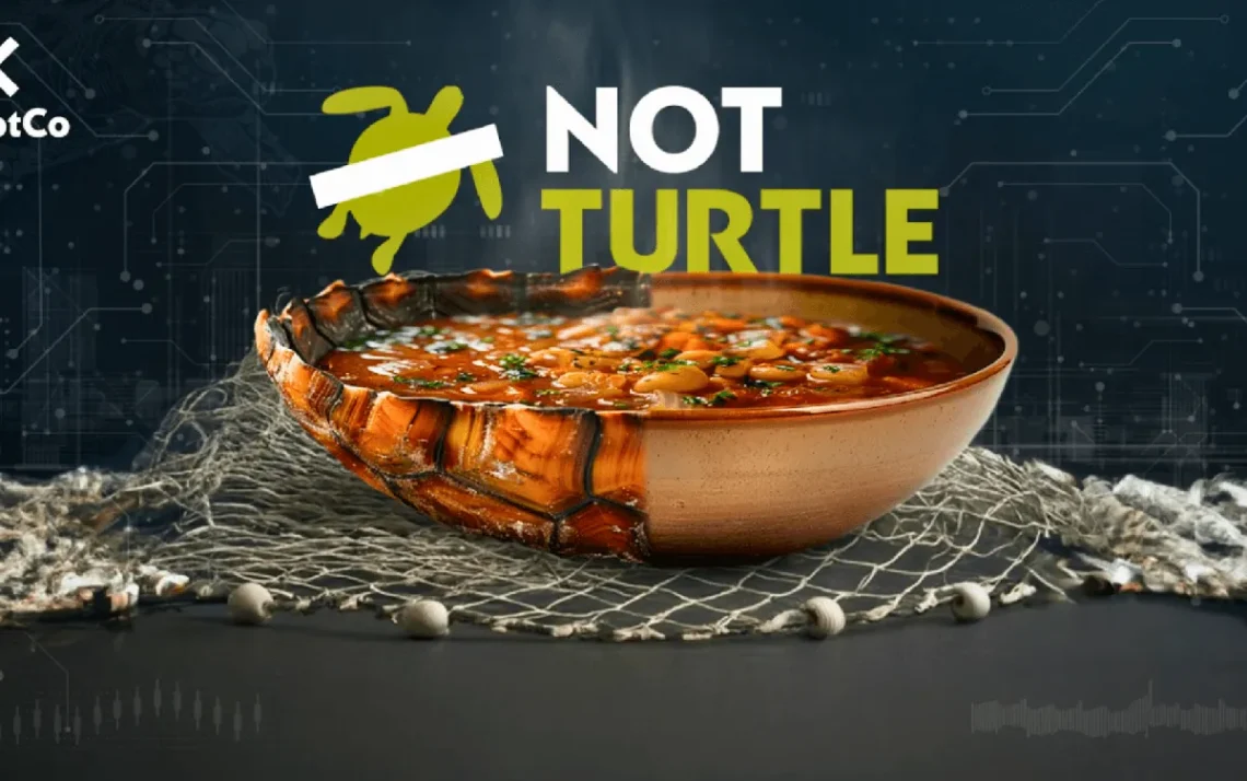 NotTurtle Soup, prato tradicional sem ingredientes de origem animal, alternativa para espécie ameaçada